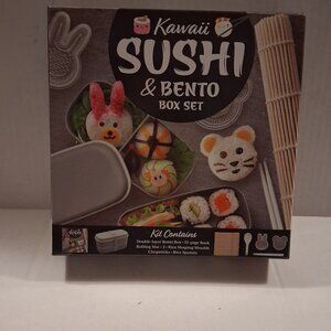 Kawaii Sushi & Bento Box Recipe Book and Making Kit Set